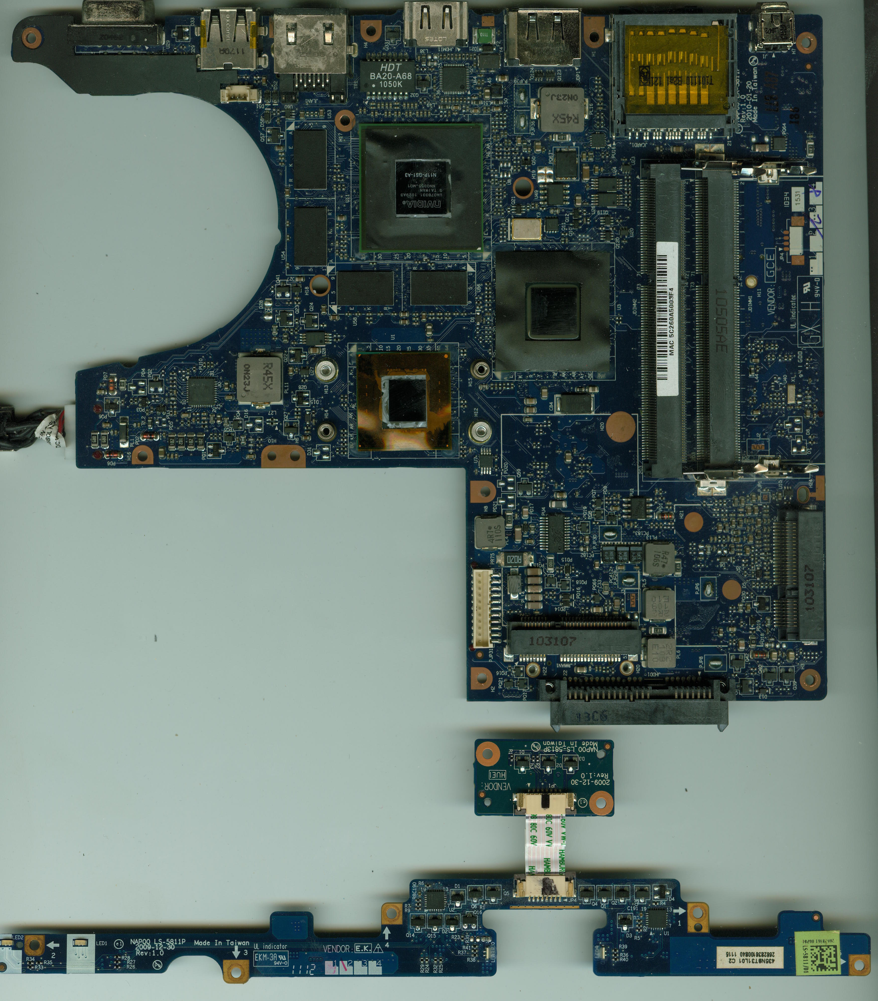 Dell Alienware M11X R1 Compal NAP00 LA-5811P  002
