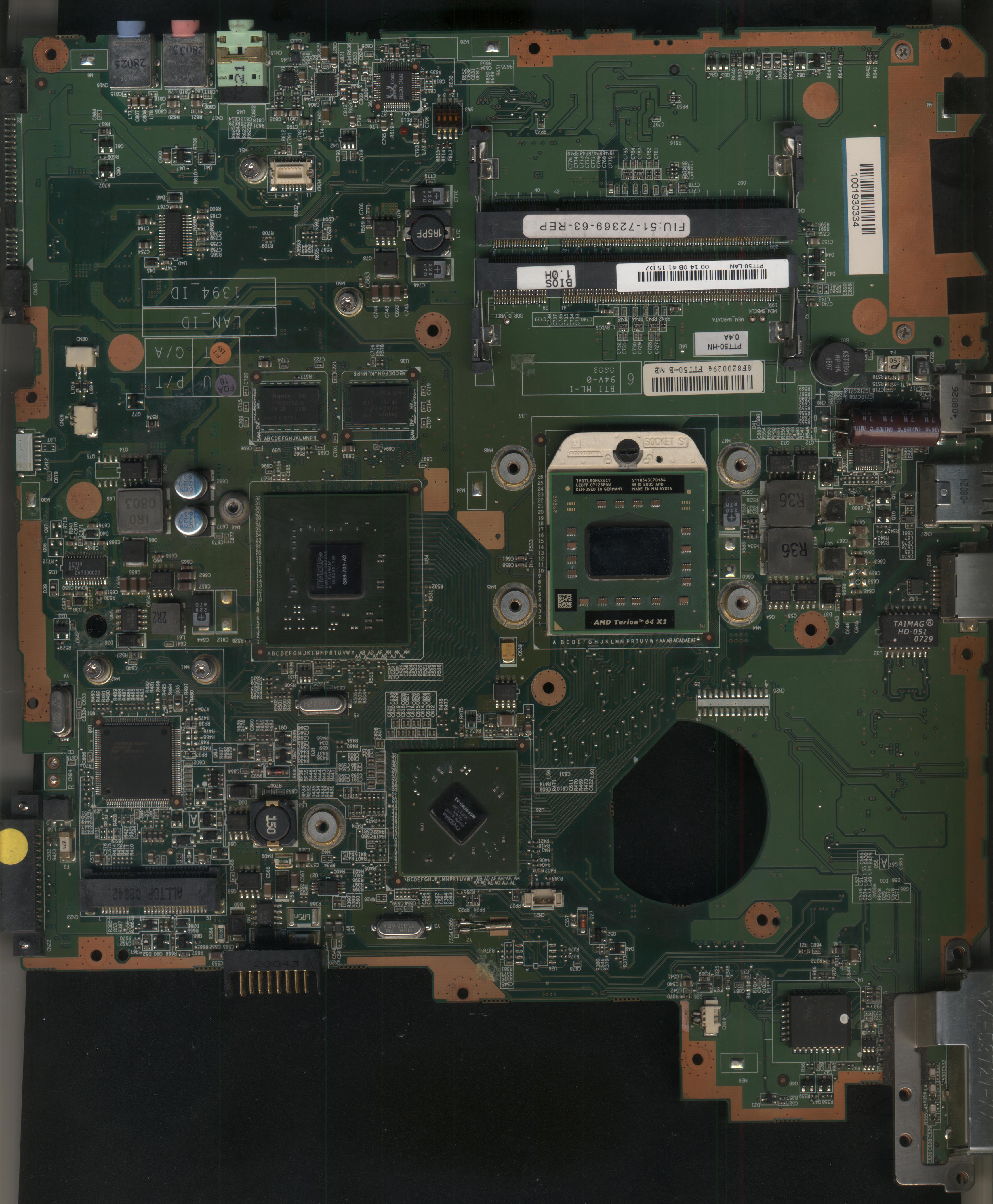 Roverbook Pro 551, Fujitsu-Siemens Amilo Pa2548 FIC PTT50 002